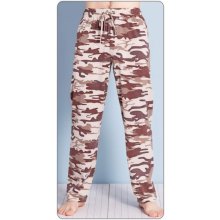 Gazzaz Army pánské pyžamové kalhoty hnědé