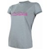 SENSOR MERINO ACTIVE PT MOUNTAINS dámske tričko kr.rukáv sv.šedá Veľkosť: L