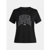 Dievčenské tričko Under Armour Tech Varsity Graphic SS-BLK Čierna YLG