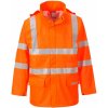 PORTWEST HI-VIS SEALTEX FR41 / Nehorľavá reflexná bunda do dažďa - HV oranžová L