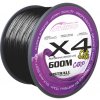 Mistrall šnúra X4 Black carp 0,32 mm 600m