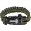 Paracordový náramok Survival 5000 Standard Farba: Zelená