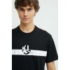 Bavlnené tričko Karl Lagerfeld Jeans pánske, čierna farba, s potlačou, 245D1701 S