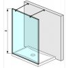 Jika PURE Walk-in stena 78x200cm, sklo číre s Jika Perla Glass, do priestoru H2664230006681