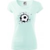 Futbalová lopta v triku - Dámske tričko Pure - S ( Frost )