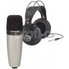 Samson C01/SR850 - kondenzátorový mikrofon a studiová sluchátka