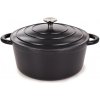 LAVA Metal Hrniec liatinový okrúhly, zelený, obsah 9,8 l, priemer 32 cm