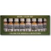 Farby Vallejo Sada Face & Skintones, 8x17 ml