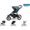 Thule Urban Glide 3 Black - Magnetic Buckle + pláštěnka + moskytiéra + madlo