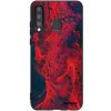 Picasee silikónový čierny obal pre Huawei P30 Lite - Organic red