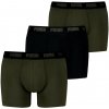 Pánske boxerky Puma Everyday Boxers 3P Veľkosť: L / Farba: khaki/čierna