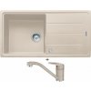 Franke BFG 611 sahara s excentrom + Franke FC 9541.082 NOVARA PLUS sahara