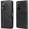 Peňaženkové kožené puzdro ZIPPER na Xiaomi Redmi Note 11 Pro - Čierna