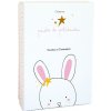 Doudou et Compagnie Paris Doudou Darčeková sada - Hračka s úchytom na cumlík králiček 15 cm