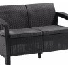 Keter Corfu love seat dvousedačka cappucccino 227644