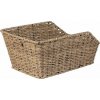 Basil Zadní nosný košík BASIL CENTO RATTAN LOOK + Montážní sada pro košík CENTO, syntetický přírodní ratan, voděodolný (NOVINKA)