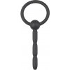 Dilatátor Ribbed Hollow Silicone Penis Plug