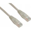 4World 06560 RJ45, s krytkou, Cat. 5e UTP, 7.5m, šedý