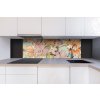 DIMEX | Dibond doska za kuchynskú linku | DBW-18060-215 Farebný kvetinový vzor | 180 x 60 cm + Dibond obkladová doska Dimex do kuchyne Farebný kvetinový vzor v rozmere 180 x 60 cm