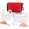 Súprava prvej pomoci, lekárnička v taštičke, červená