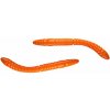 Libra Lures Fatty D’Worm Tournament 5,5cm 12ks Hot Orange 011 (Cheese) Libra Lures