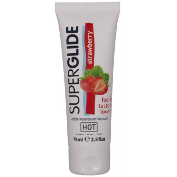 Hot Superglide na vodní bázi Jahoda 75 ml