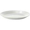 IKEA Tanier na obed OFTAST, priemer 25 cm biely, tvrdené sklo