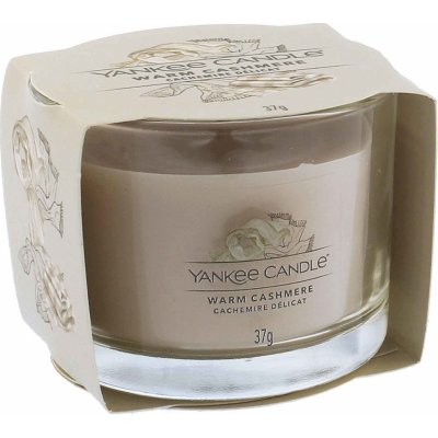 Yankee Candle Warm Cashmere votívna sviečka v skle 37 g