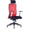 OFFICE PRO s.r.o. Kancelárska stolička CALYPSO GRAND, nastaviteľný podhlavník, červená