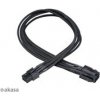 AKASA kabel FLEXA V6 prodloužení k 6pin VGA PSU, 40cm AK-CBPW07-40BK