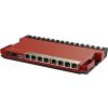 MikroTik L009UiGS-RM, ARM CPU, 512MB RAM, 8x GbE, PoE in/out, SFP, USB 3.0, L5