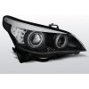 TUNING-TEC Predné svetlá, BMW E60/E61, 2003-2007, ČIERNA LED INDIC.