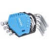 XTLINE XT0811 sada IMBUS kľúčov s guličkou 9 dielov 1.5-10 mm