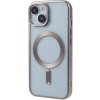 Kryt na iPhone 14 gumový s podporou MagSafe šedý