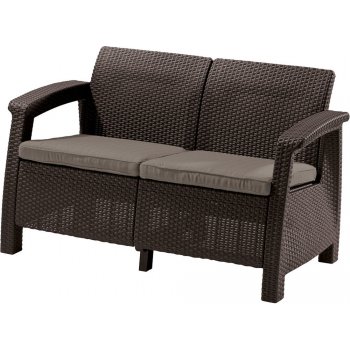 ALLIBERT CORFU LOVE SEAT cappuccino