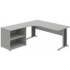 OFFICE PRO s.r.o. Kancelársky stôl pracovný, zostava pravá - CE 1800 60 HP, šedá