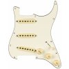 Fender Pre-Wired Strat Pickguard, Pure Vintage '59 w/RWRP Middle, Parchment 11 Hole PG