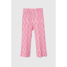 Pinko Up Detské nohavice ružová vzorované