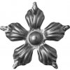 PSG Ozdobný kvet pre kovaný plot, bránu a zábradlie 50.021, 90 x 2 mm