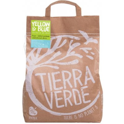 Tierra Verde Puer – bieliaci prášok a odstraňovač škvŕn na báze kyslíka, papierové vrece 5 kg