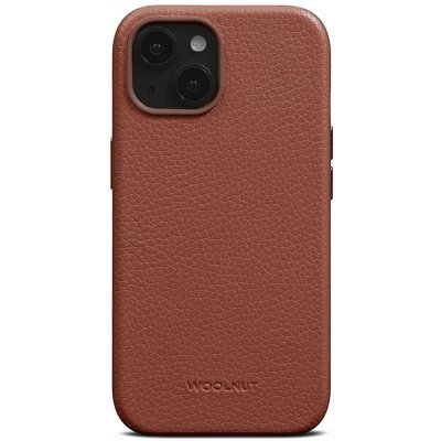 Woolnut Leather Case for iPhone 15 - Cognac