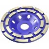 GEKO Brúsny diamantový kotúč 125 x 22 mm dvojradový, bez závitu, G00375