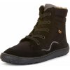 Detské zimné barefoot topánky TEX WOOL GROW Black, Froddo, G3160234-4, čierna - 34