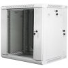 Lanberg LANBERG RACK CABINET 19” DOUBLE-SECTION WALL-MOUNT 12U/600X600 (FLAT PACK) GREY