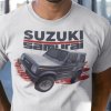 Tričko s potlačou SUZUKI SAMURAI Pánsky Biela 5XL