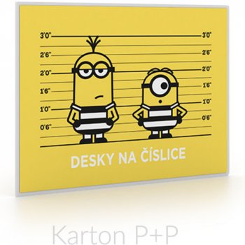 Karton P+P Desky na číslice Despicable Me 3