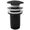 RAV Slezák Umývadlové príslušenstvo - Umývadlová výpusť, ClickClack, matná čierna MD0485-1CMAT