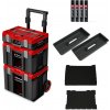 Einhell E-Case Sealed Sada systémových kufrov s kolieskami 4540055