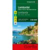 Freytag&Berndt Lombardia, Miláno, severotalianske jazerá 1: 150 000