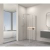 Erga Berlin Double, sprchový kút s dvojitými skladacími dverami 100(dvere) x 110(dvere) x 195 cm, 6mm číre sklo, chrómový profil, ERG-V02-BERLIN-D100D110-CL-CR